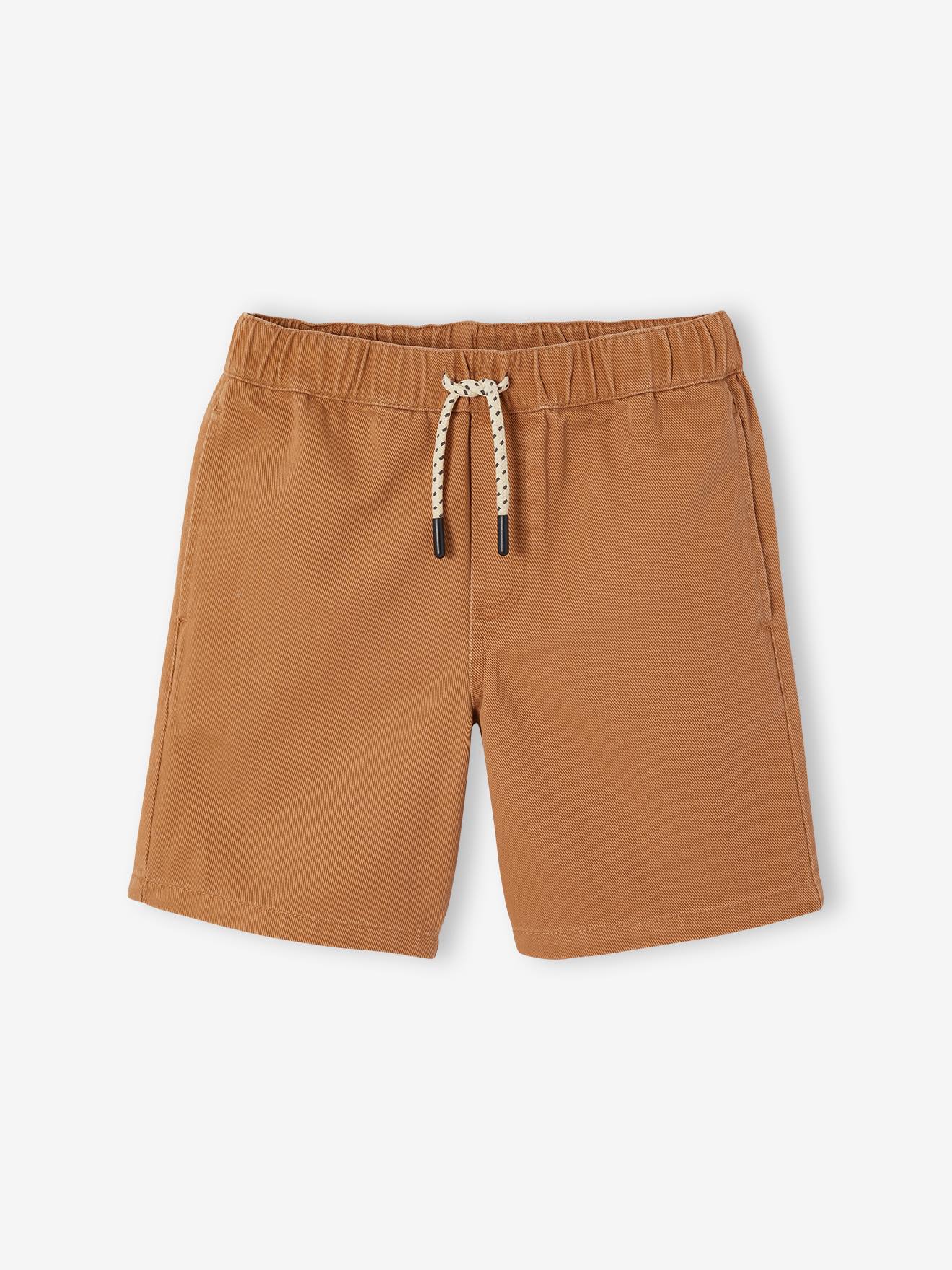 Thumbnail - Twill-Shorts mit Dehnbund Jungen camel