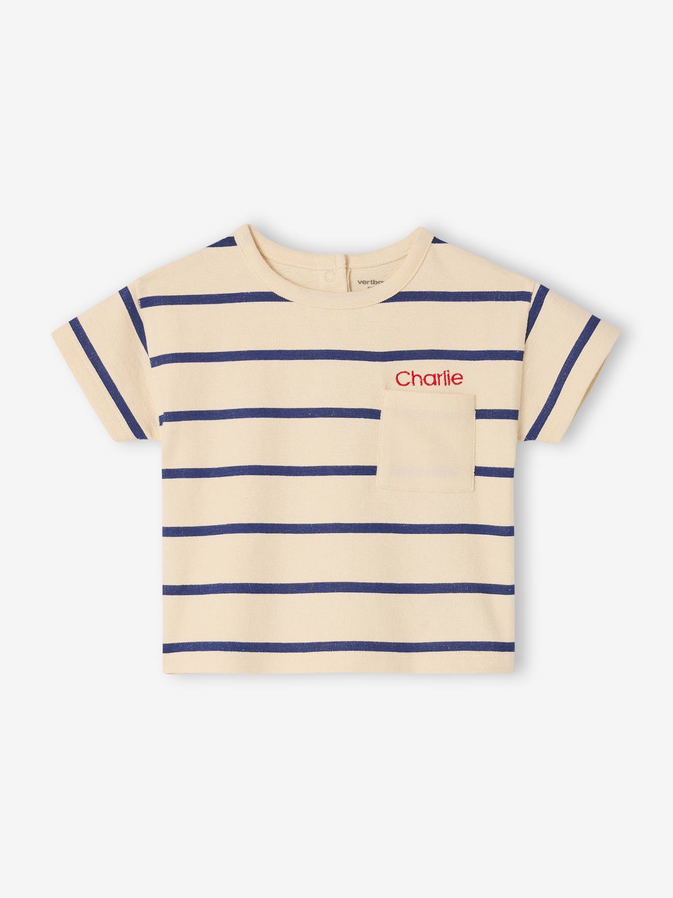 Thumbnail - Baby T-Shirt mit Streifen