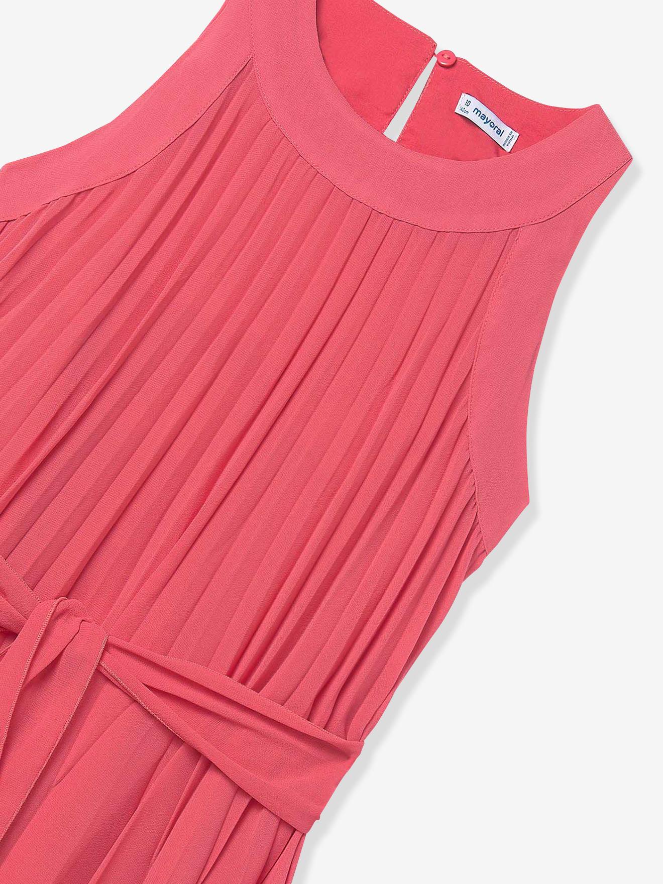 Thumbnail - Plisseekleid mit Bindegürtel