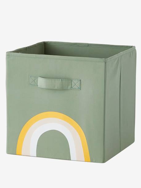 Kinderzimmer 3er-Set Aufbewahrungsboxen „Tansania“ - orange/grün/weiß - 4