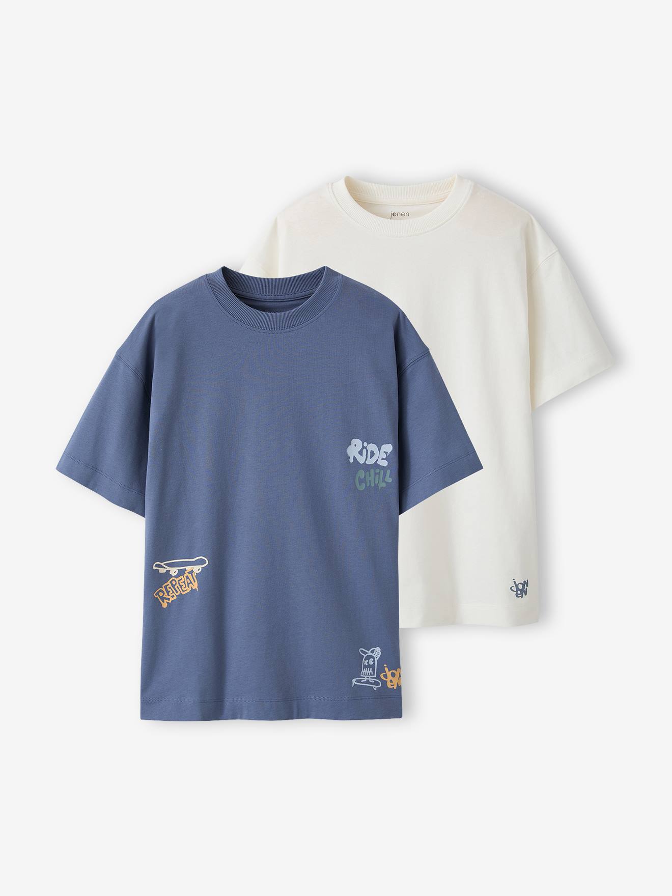2er-Pack T-Shirts Jungen JONEN