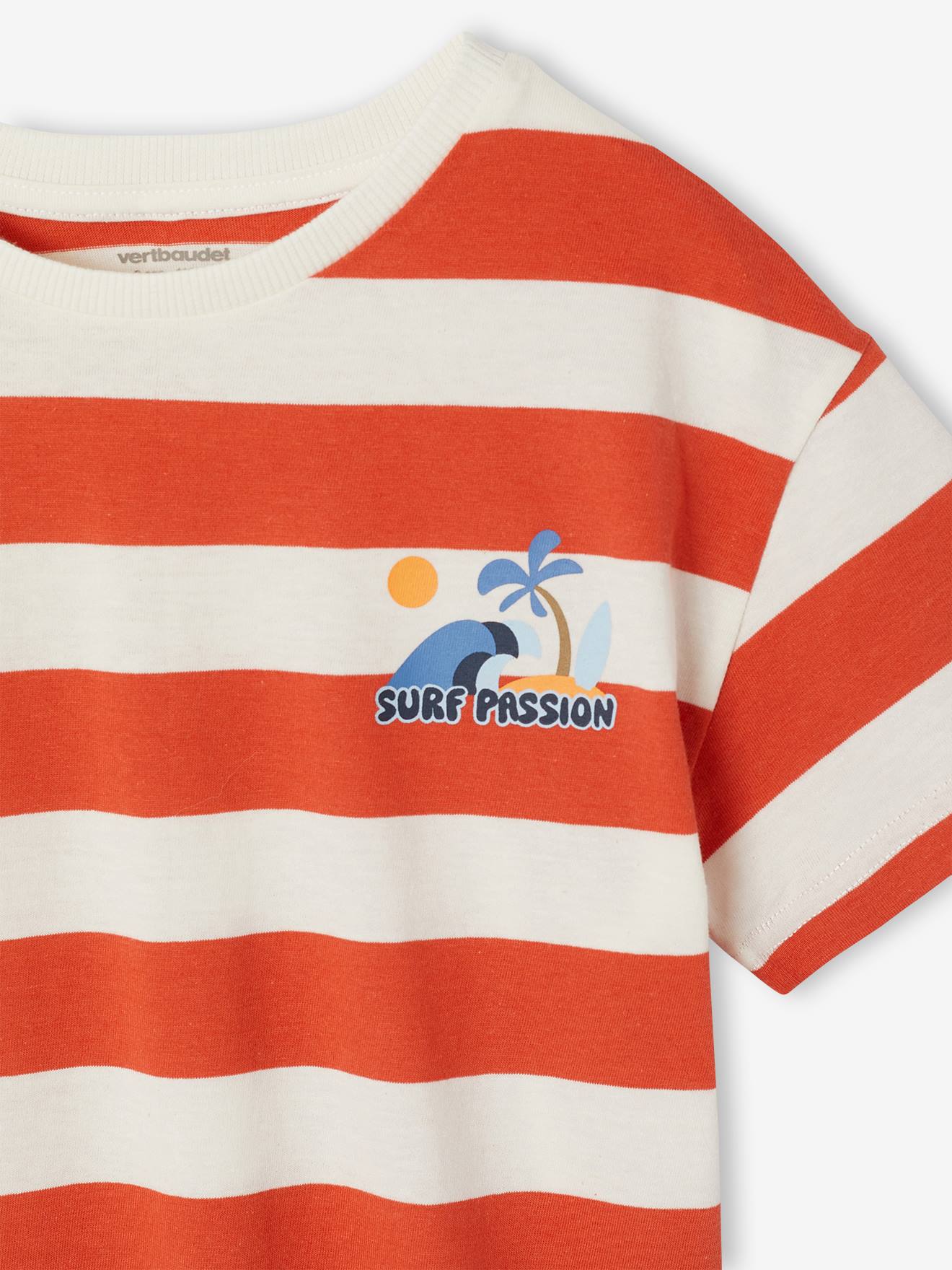 Thumbnail - T-Shirt breite Streifen Jungen mit Recycling-Baumwolle