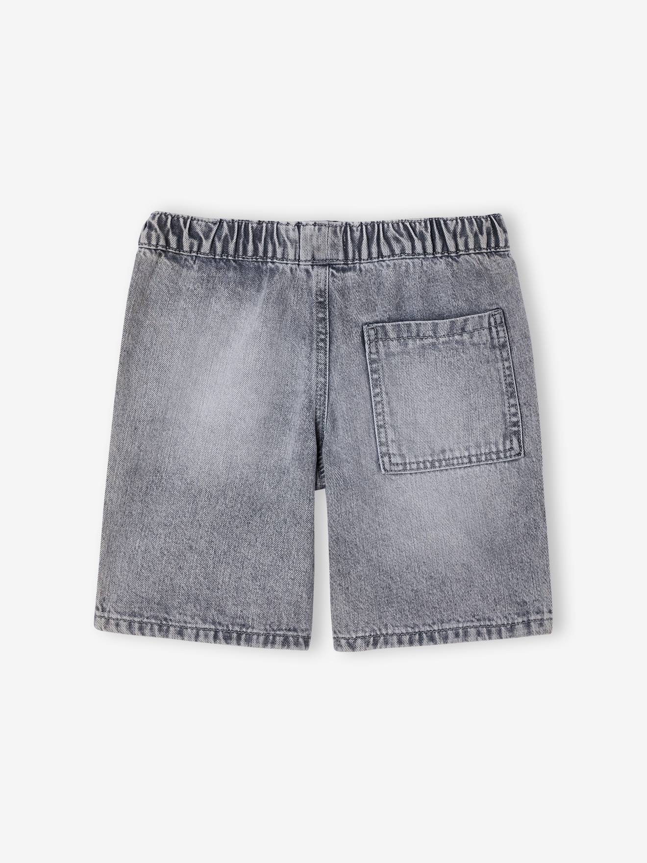Thumbnail - Jungen Jeans-Shorts mit Dehnbund