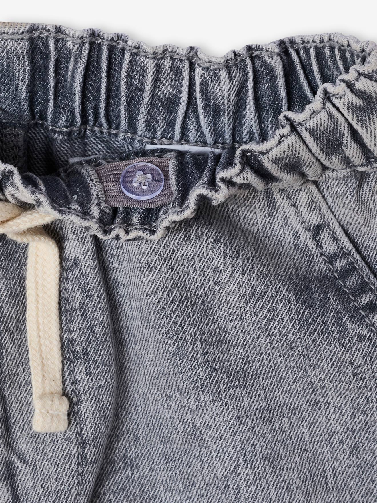 Thumbnail - Jungen Jeans-Shorts mit Dehnbund