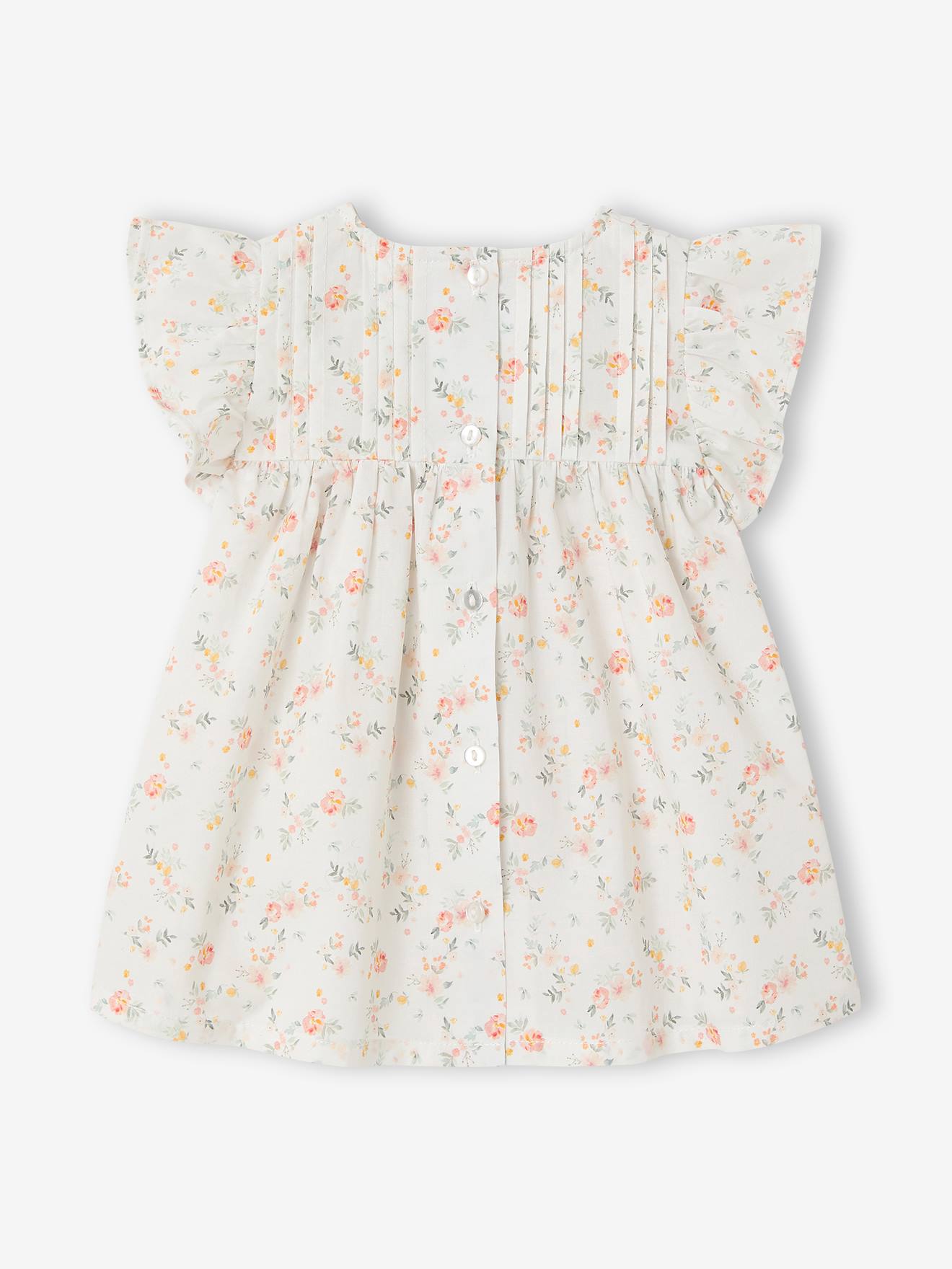 Thumbnail - Baby Kleid mit kurzen Schmetterlingsärmeln