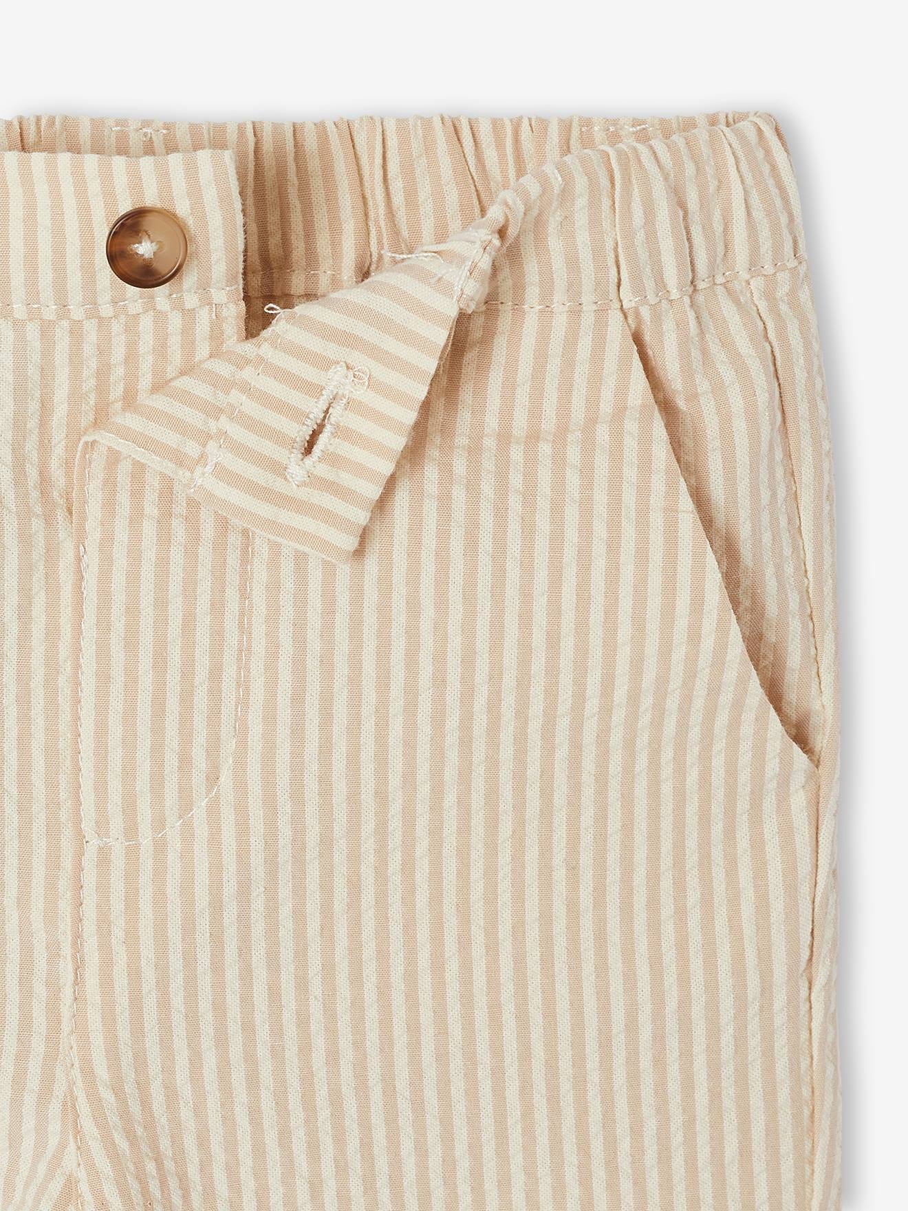 Thumbnail - Gestreifte Baby Hose mit Dehnbund