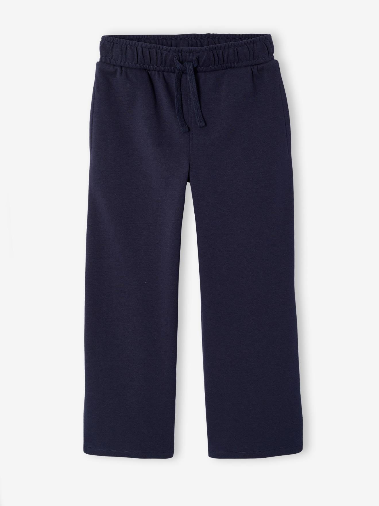 Jungen Hose mit Dehnbund mit Kordel, Bundweite verstellbar blau Gr. 98/104 von vertbaudet