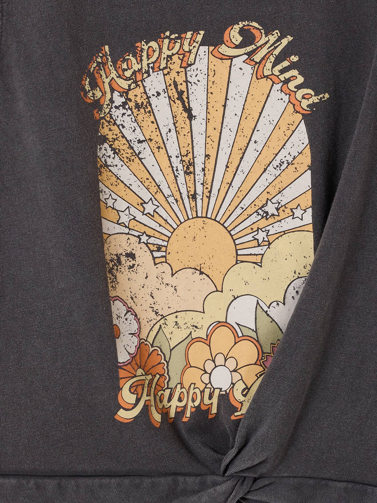 Thumbnail - Top mit Print & Zierknoten am Saum Mädchen