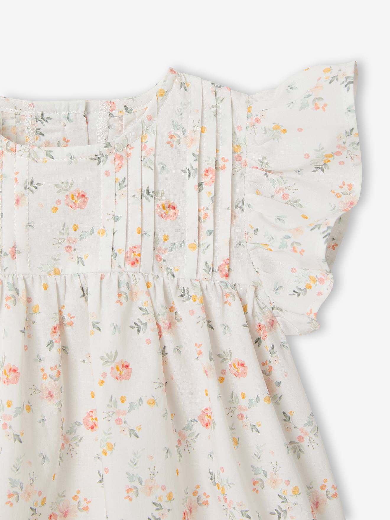 Thumbnail - Baby Kleid mit kurzen Schmetterlingsärmeln