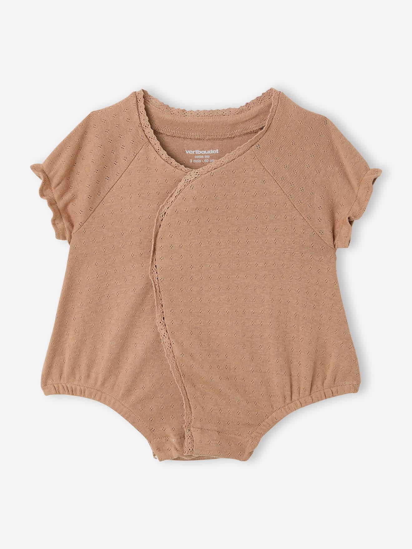 Thumbnail - 2er-Pack Baby Bodys aus Pointelle-Jersey mit Spitze