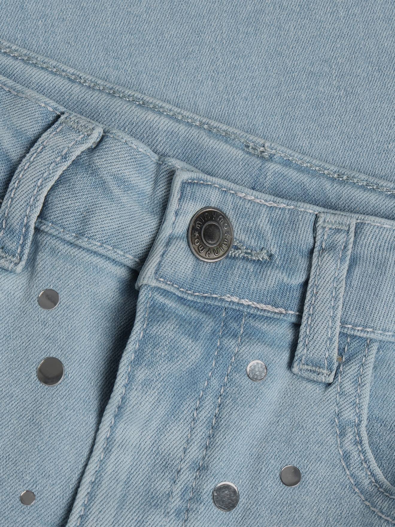 Thumbnail - Denim-Jeans mit Folien-Optik Mädchen MINYMO gebleicht