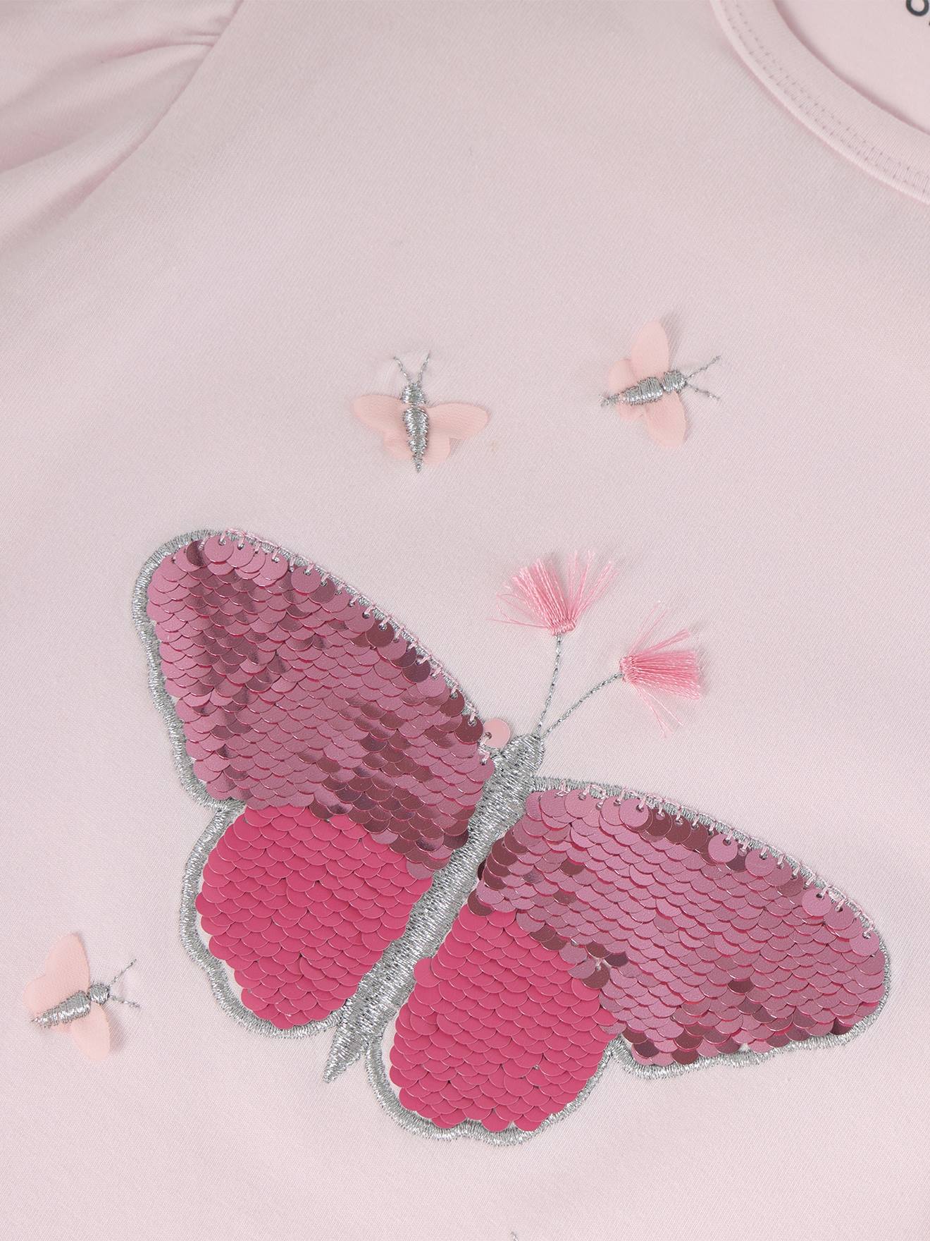 Thumbnail - T-Shirt mit Faltendetails Mädchen MINYMO quarz