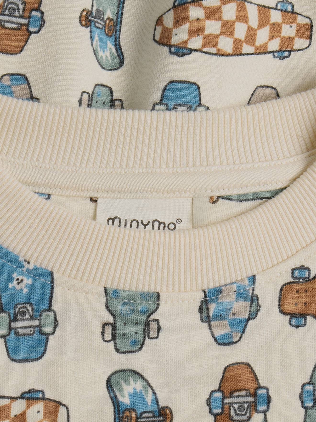 Thumbnail - Sweatshirt mit Skateboard-Print Jungen MINYMO