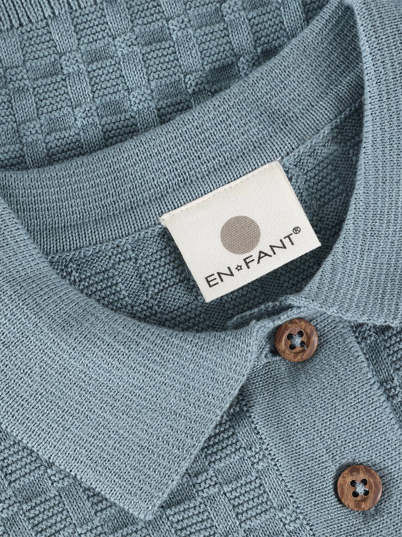 Thumbnail - Strick-Polo mit Kurzarm Jungen En Fant