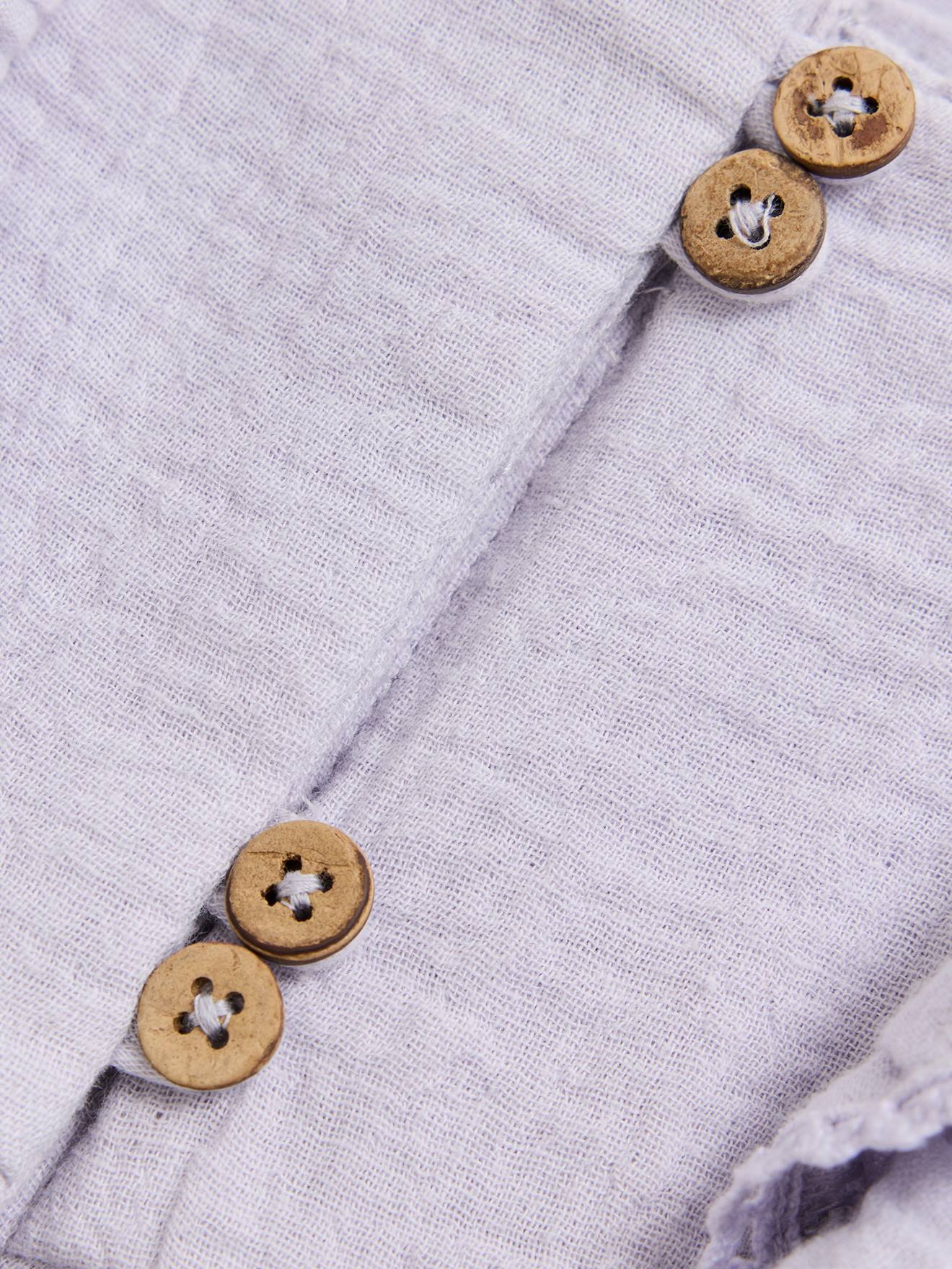 Thumbnail - Musselinkleid mit Rüschen Mädchen En Fant lavandel