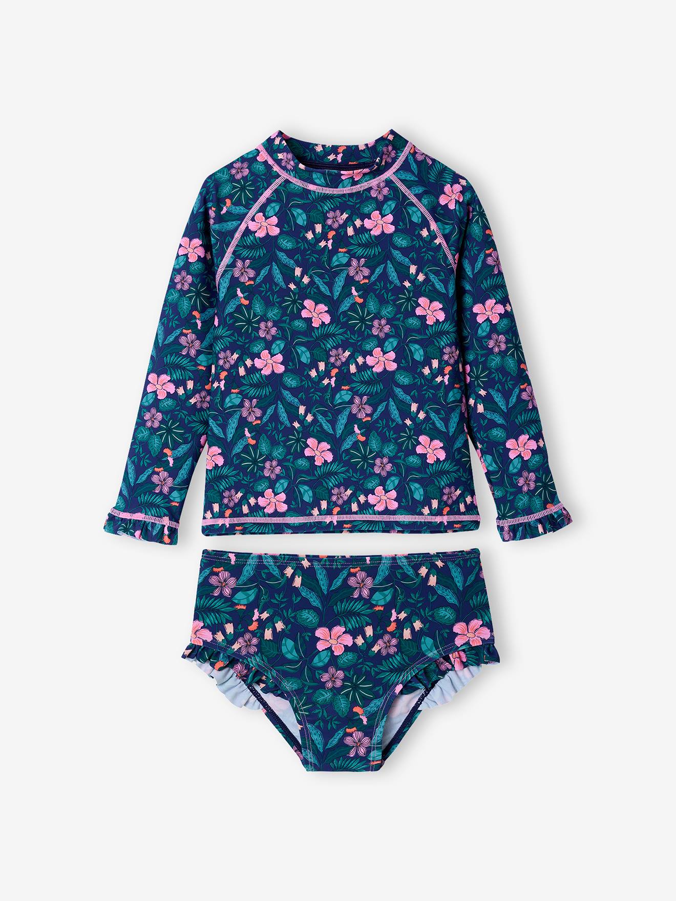 Thumbnail - Mädchen Badeshirt mit UV-Schutz