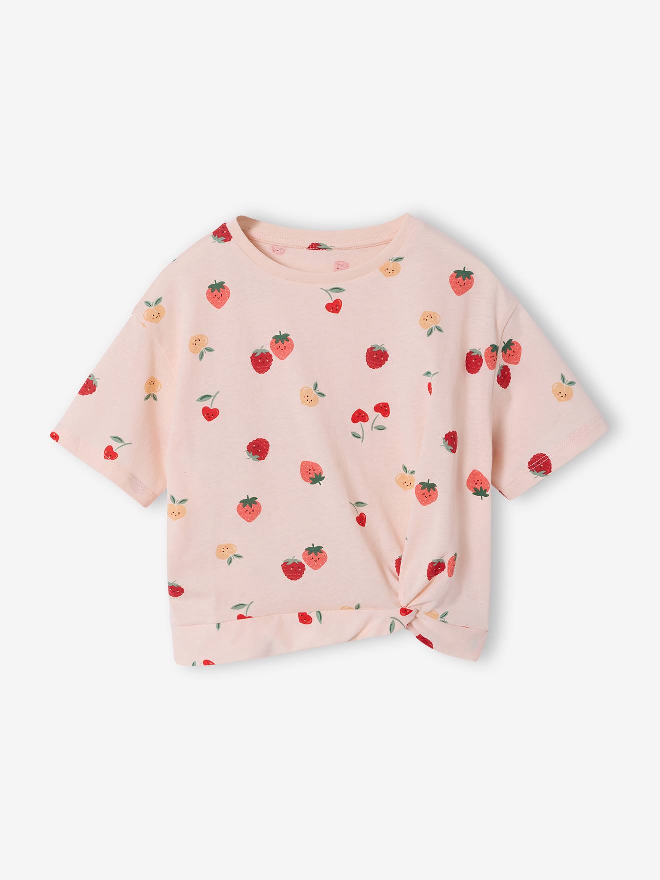 T-Shirt mit Knoten Mädchen