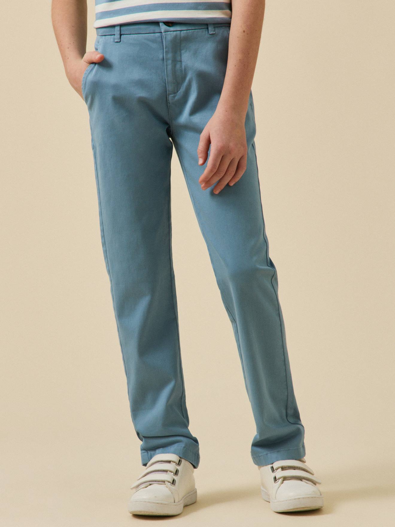 Thumbnail - Chinohose Kinder gerades Bein CYRILLUS