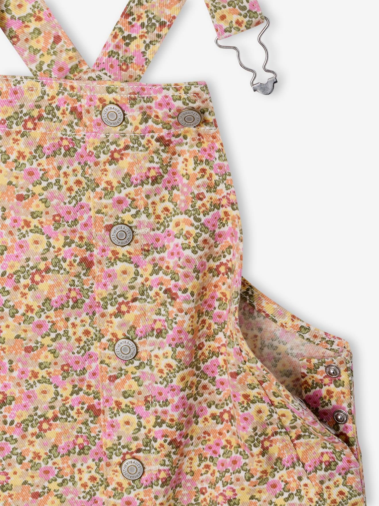 Thumbnail - Latzshorts mit Blumenmuster Mädchen