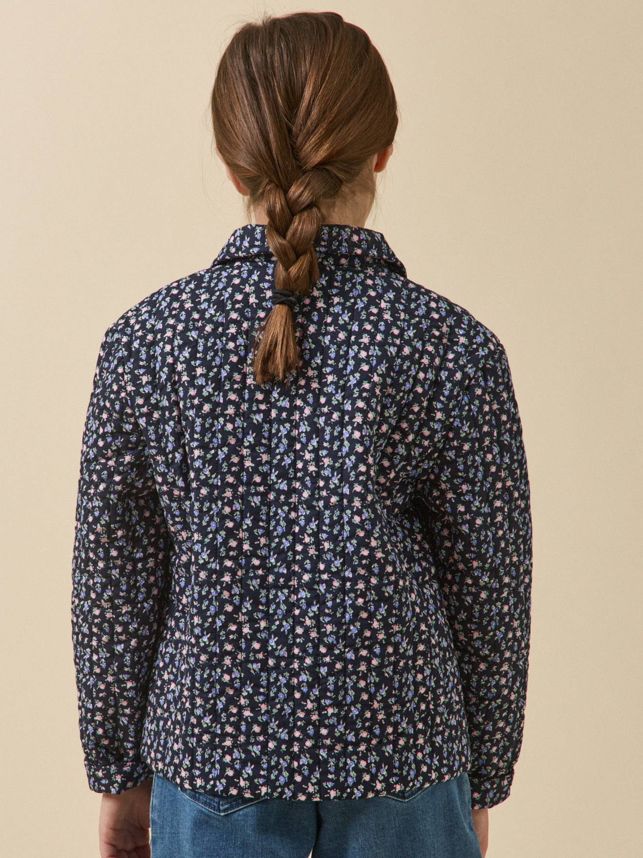 Thumbnail - Steppjacke mit Blumenprint Mädchen CYRILLUS