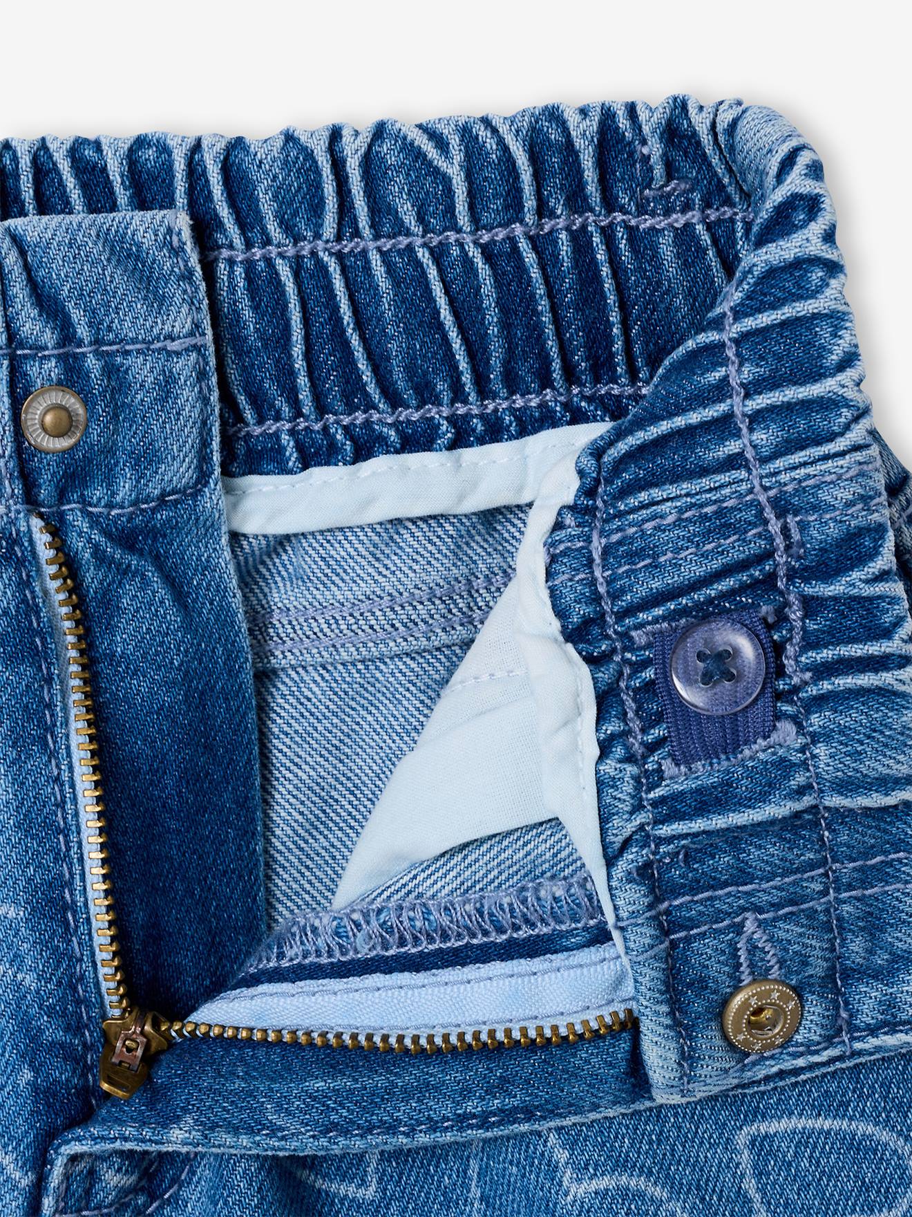 Thumbnail - Jeansshorts mit Print Mädchen