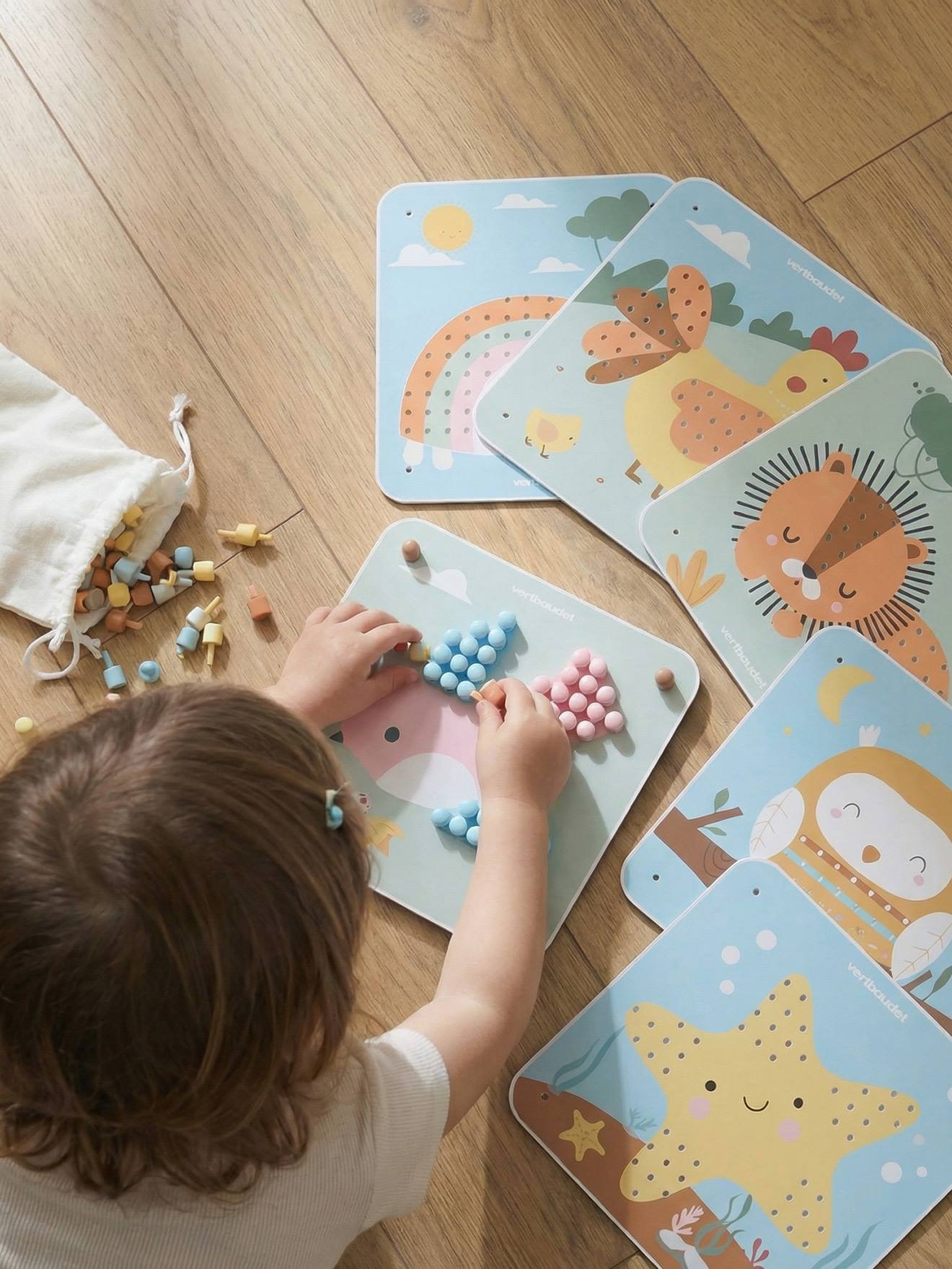 Vertbaudet Mosaikbilder Kinder Aus Holz Fsc® Mehrfarbig Einheitsgröße