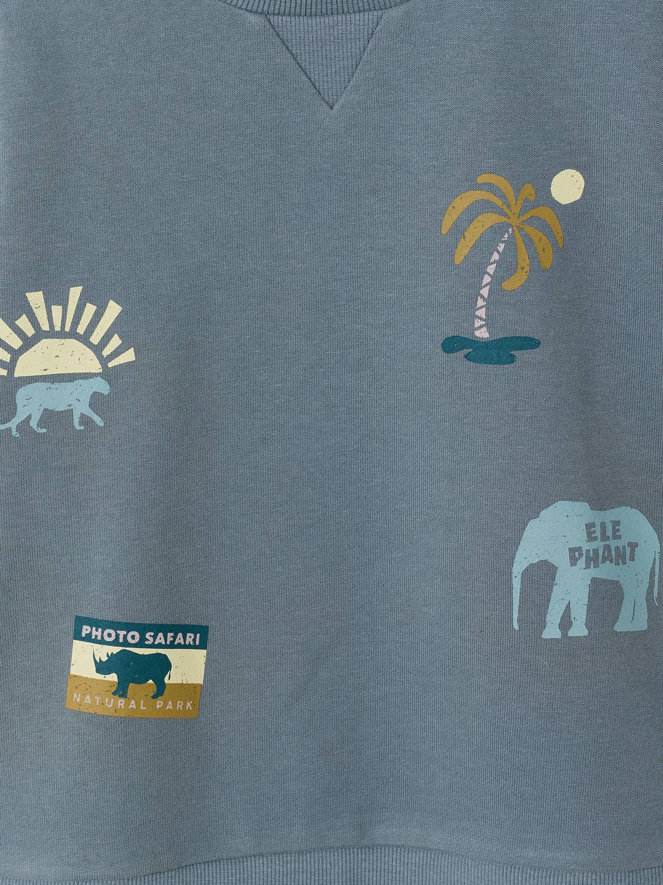 Thumbnail - Jungen Sweatshirt mit Tier-Motiven