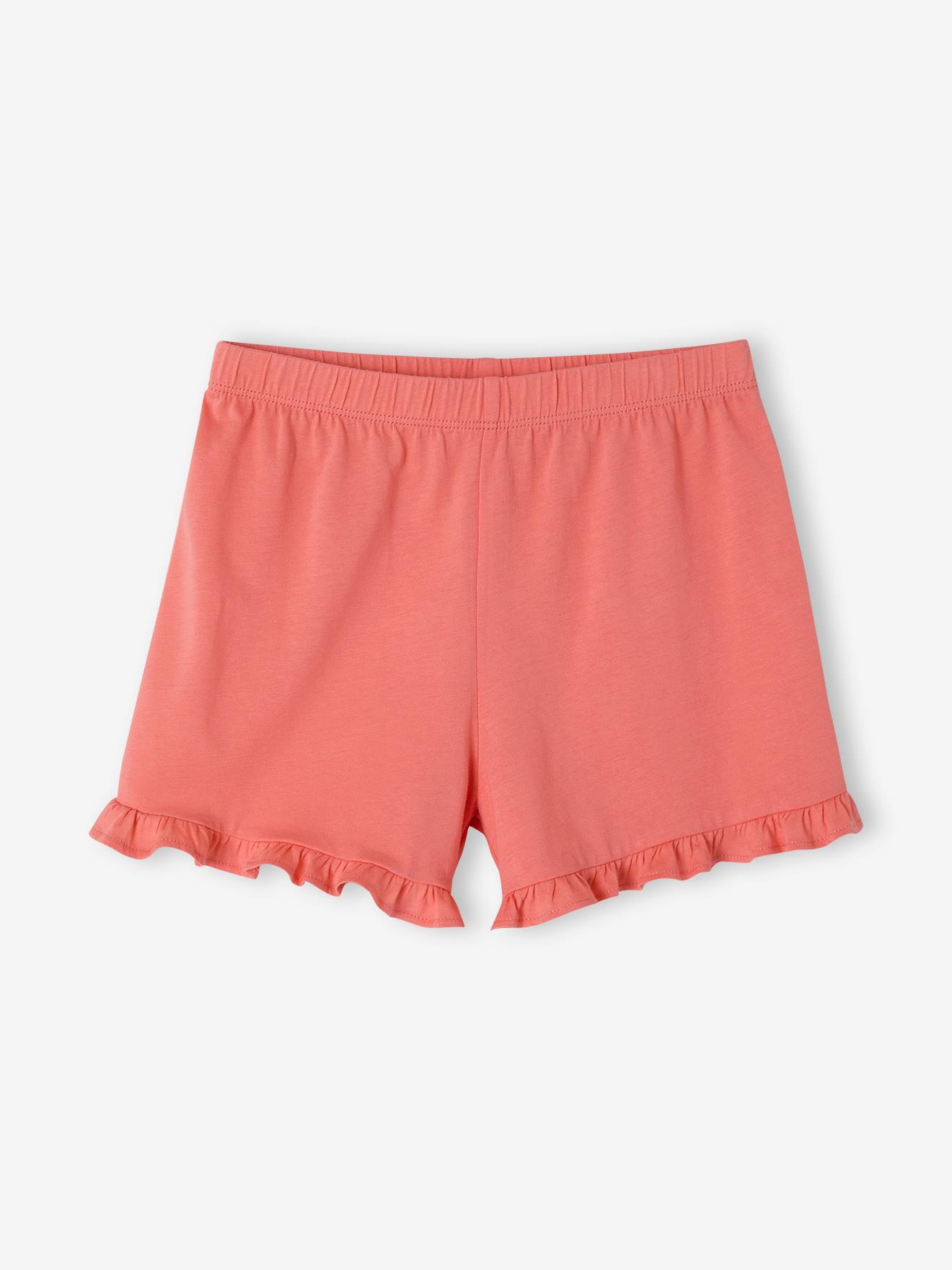 Thumbnail - 2er-Pack kurze Schlafanzüge Fahrrad mit Blumen Mädchen