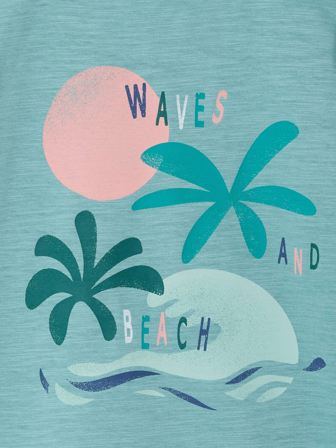 Thumbnail - Jungen T-Shirt mit XL-Print hinten und Recycling-Baumwolle salbei