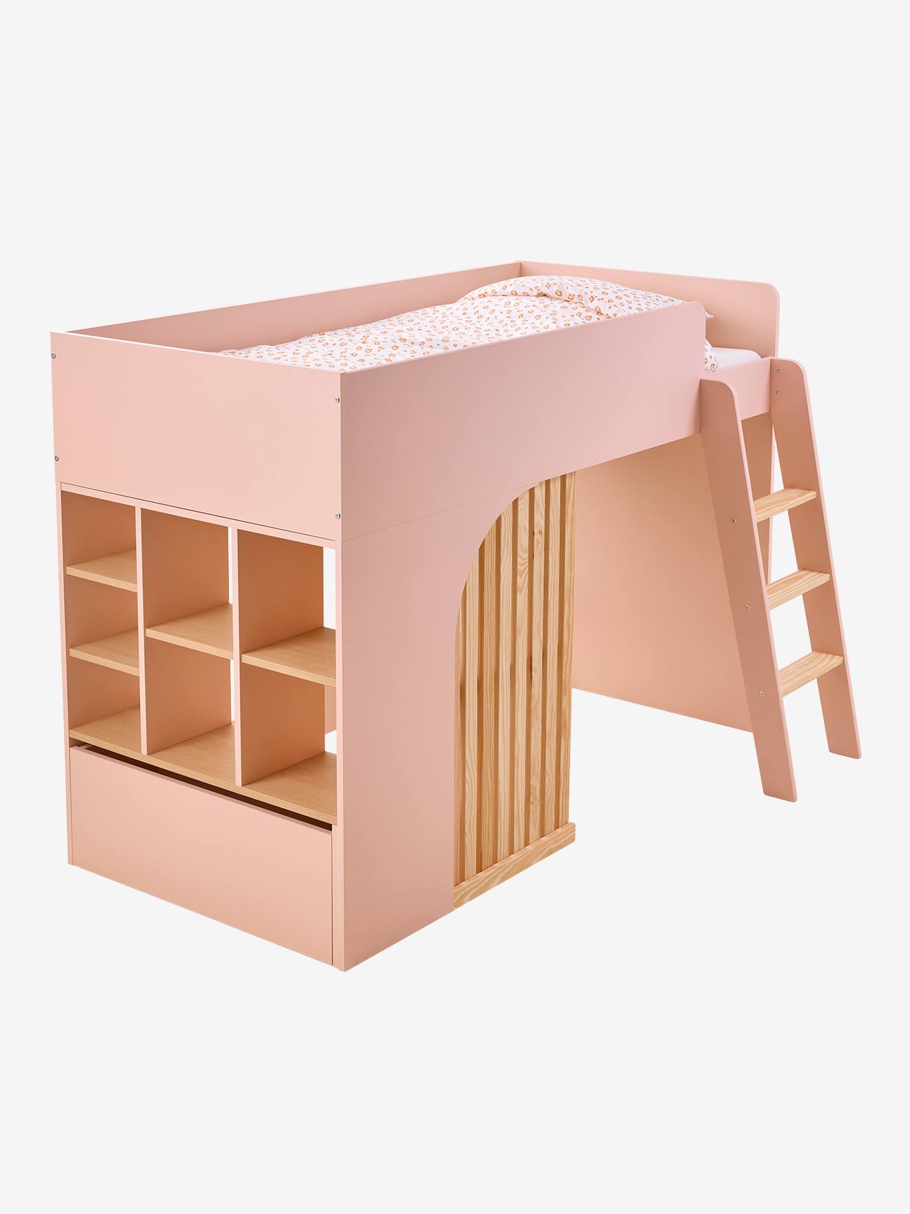 Thumbnail - Kinder Hochbett mit Stauraum PLAYFUL