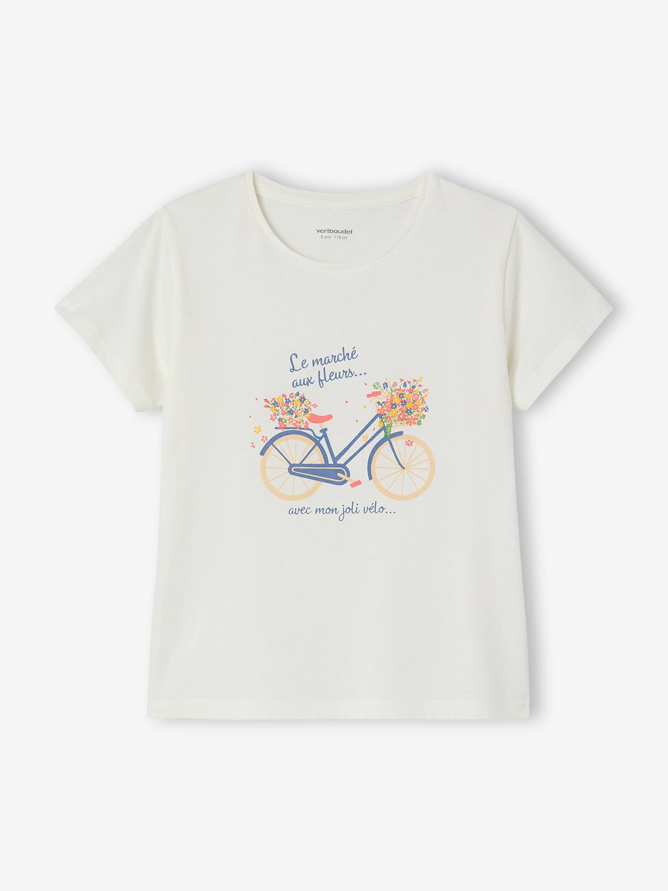 Thumbnail - 2er-Pack kurze Schlafanzüge Fahrrad mit Blumen Mädchen