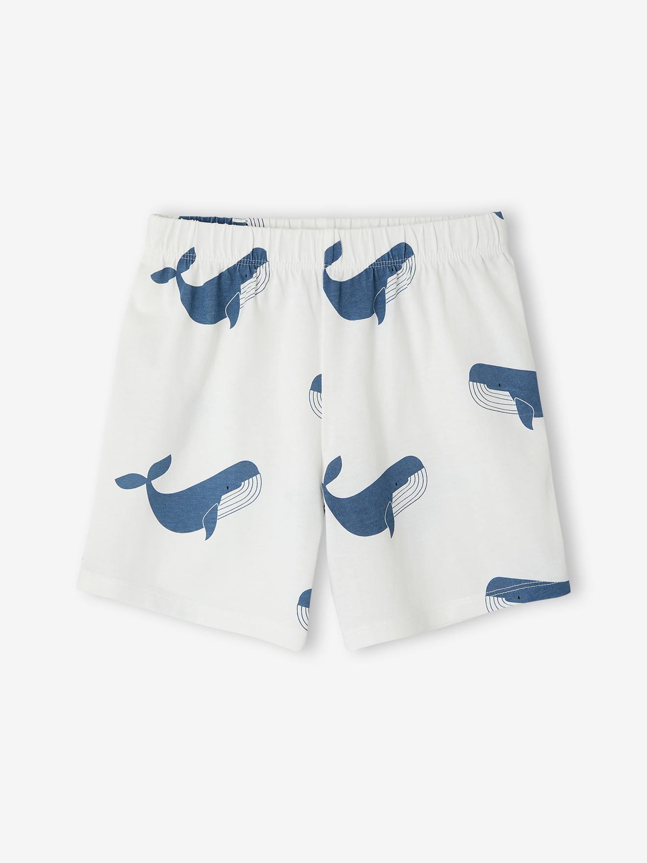 Thumbnail - 2er-Pack kurze Schlafanzüge Wale Jungen