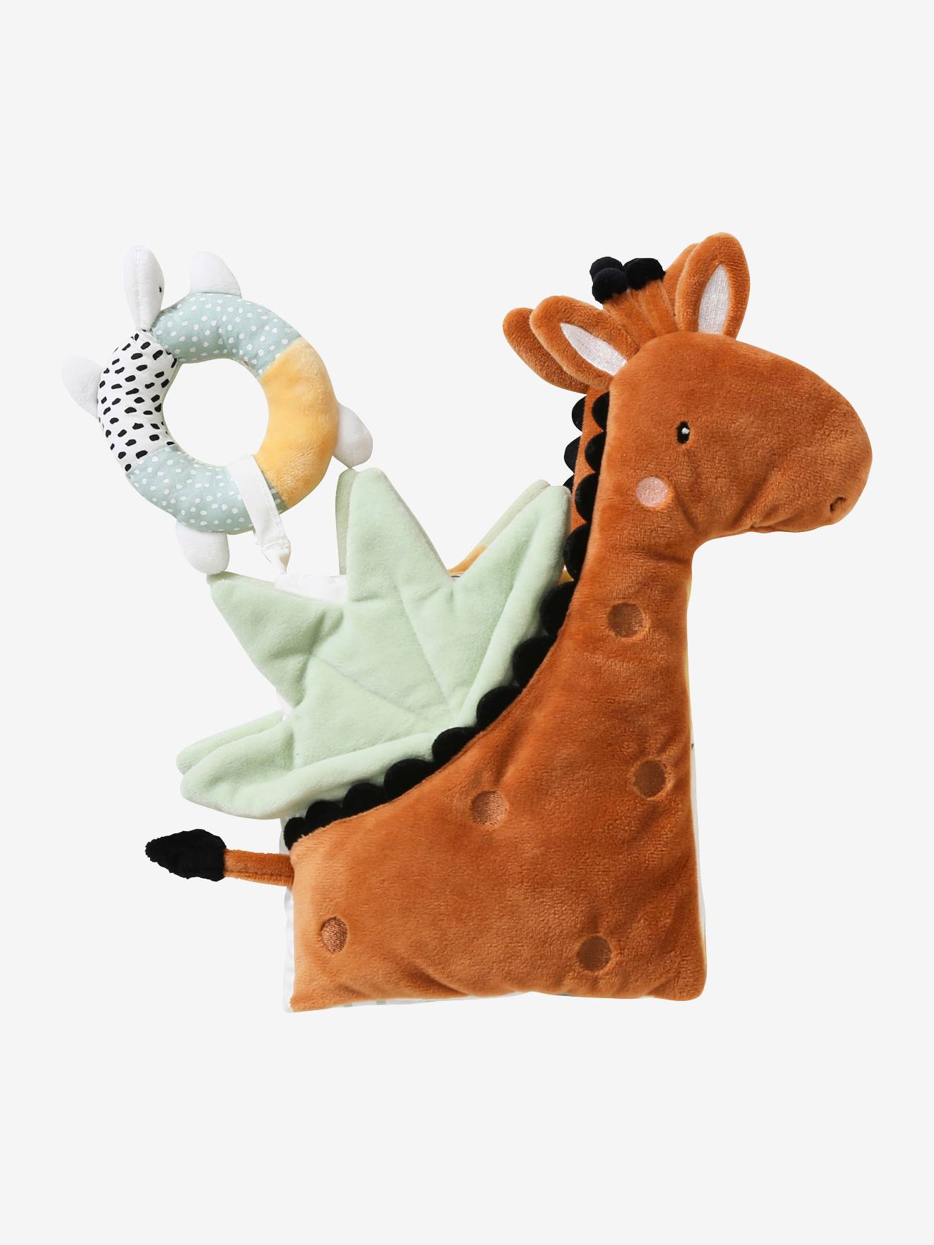 Vertbaudet Baby Activity-Buch Tansania Orange Einheitsgröße