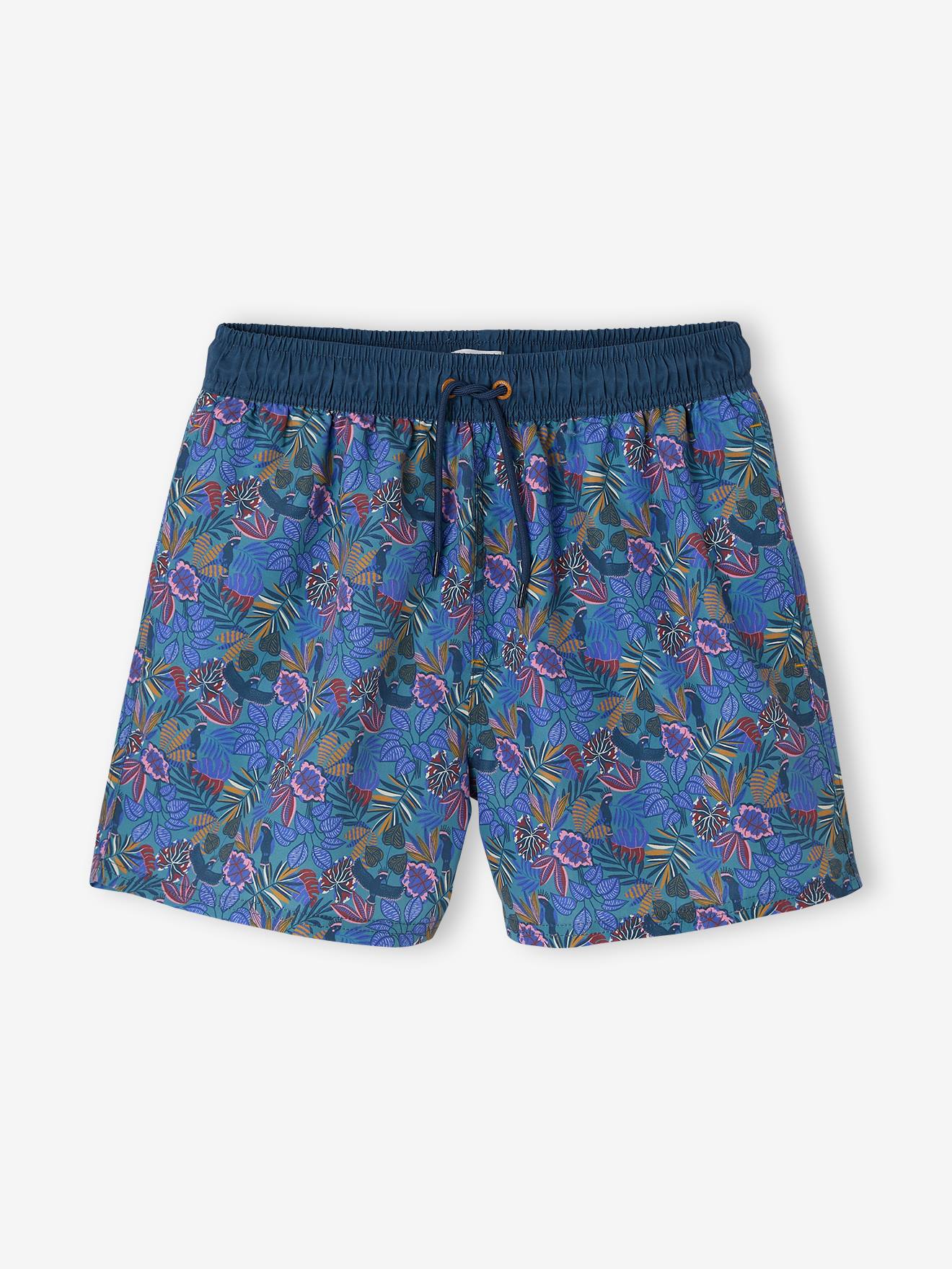 Herren Badeshorts Familien-Capsule LIBERTY blau Gr. M von vertbaudet