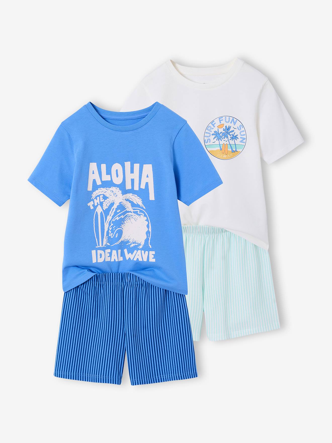 2er-Pack kurze Schlafanzüge ALOHA