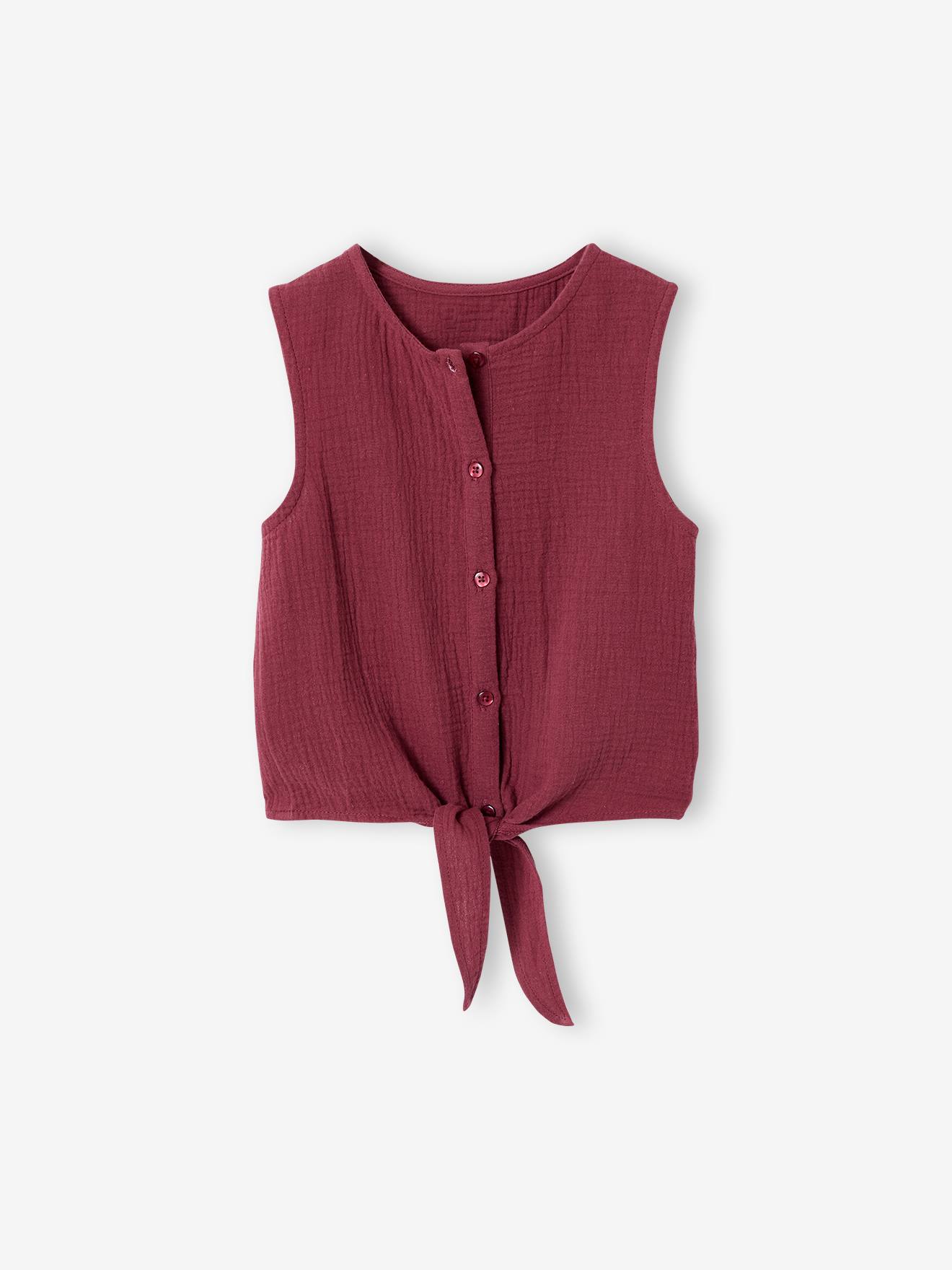 Thumbnail - Set aus Top zum Binden und Shorts für Mädchen