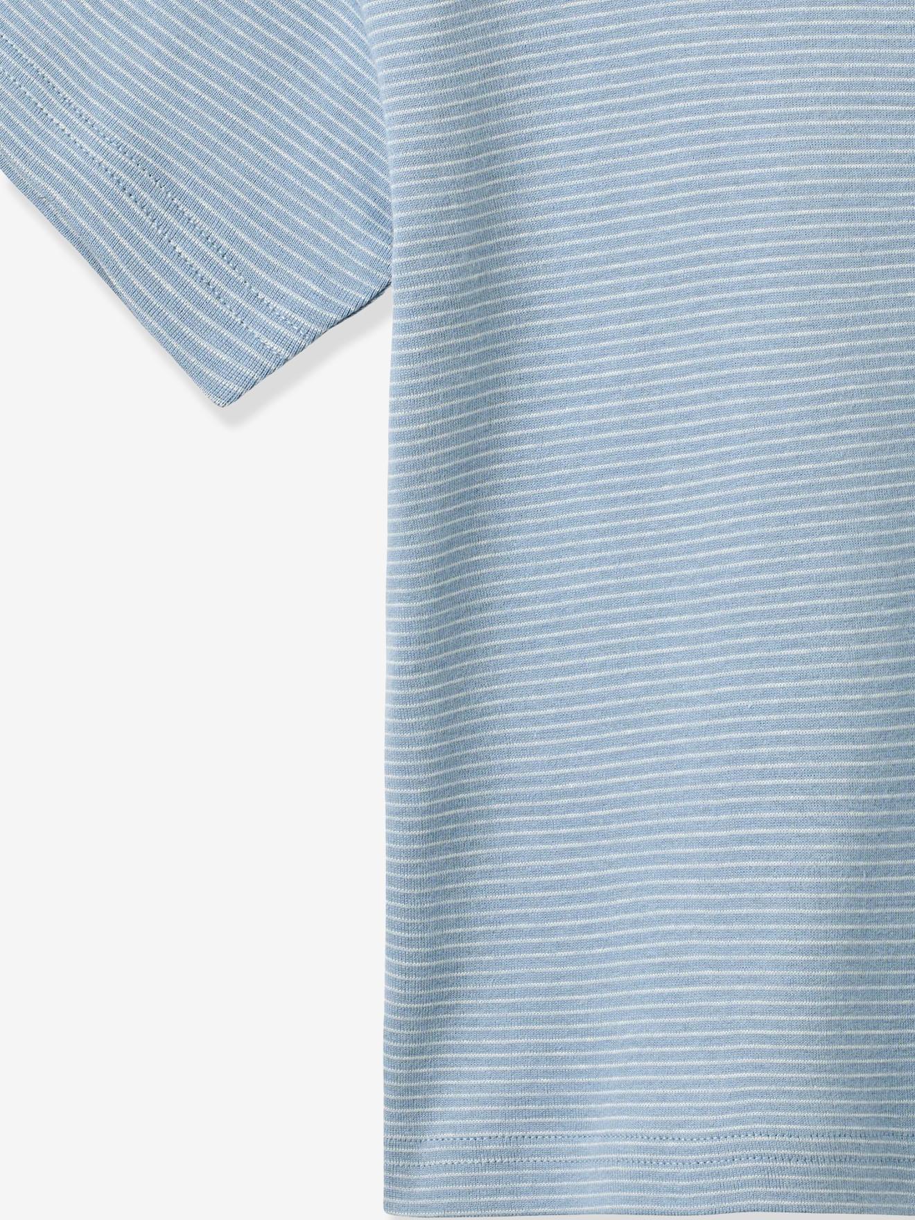 Thumbnail - T-Shirt kurzarm mit Streifen Jungen Wheat