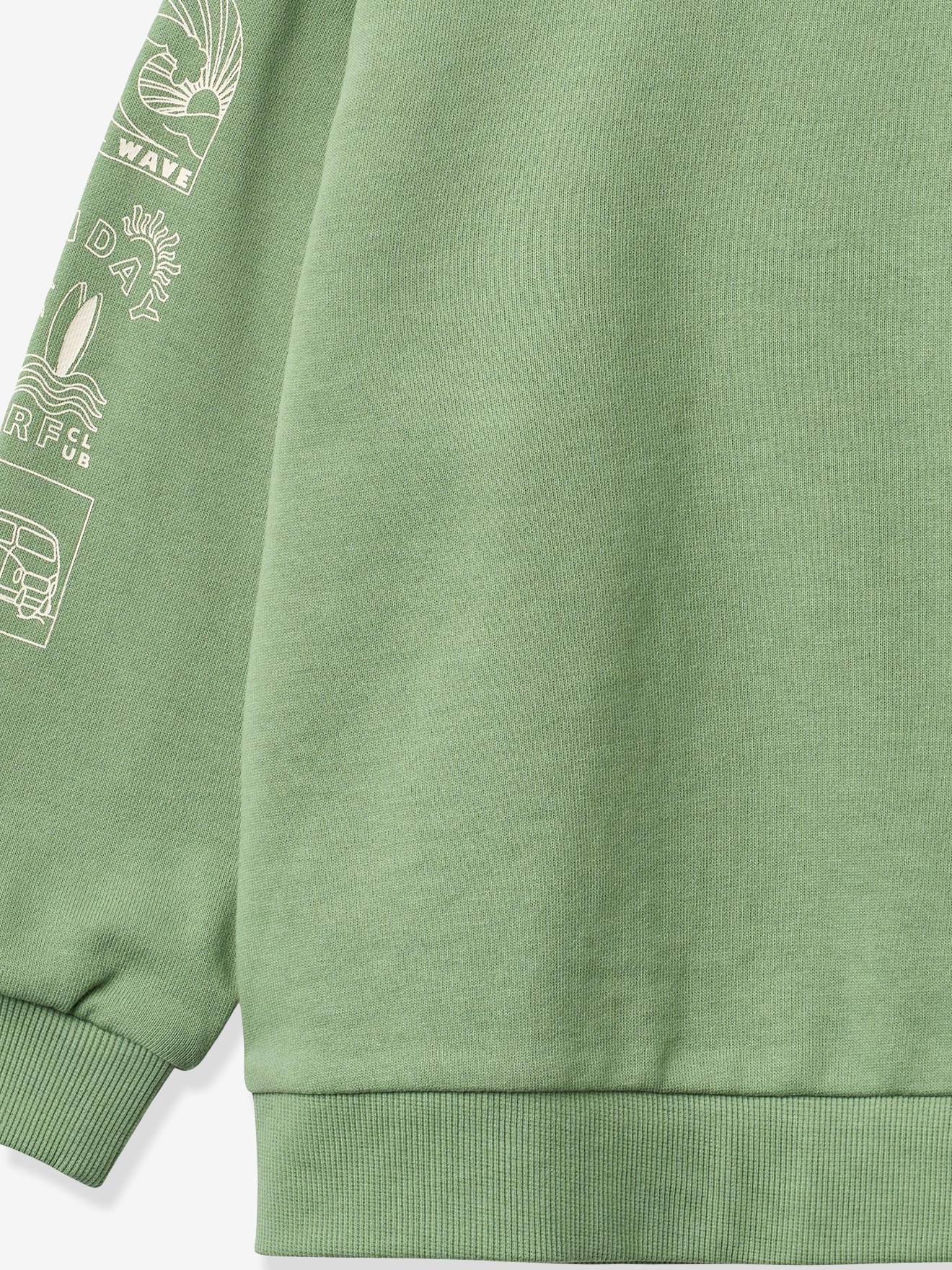Thumbnail - Sweatshirt mit Print Jungen Wheat jade