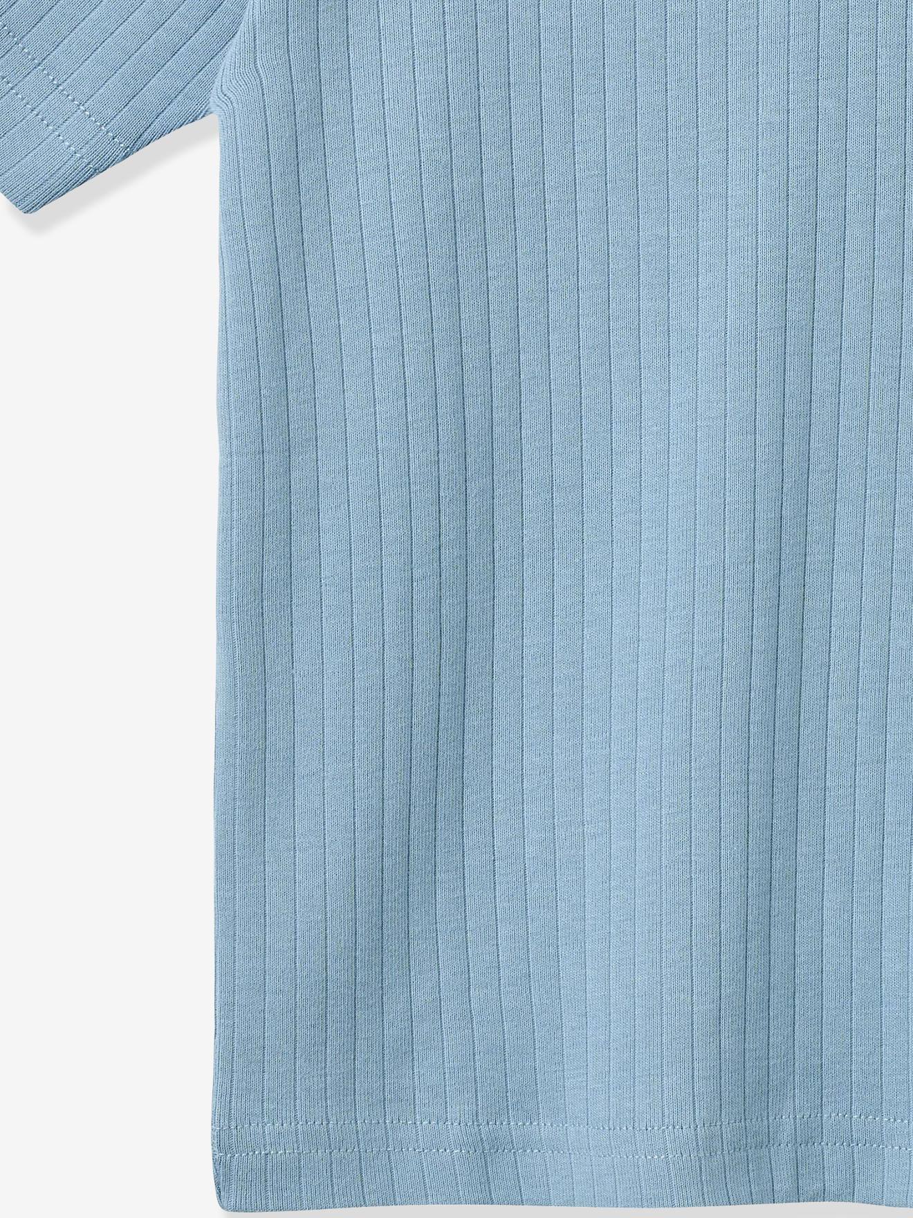 Thumbnail - T-Shirt kurzarm mit Rippenstruktur Jungen Wheat