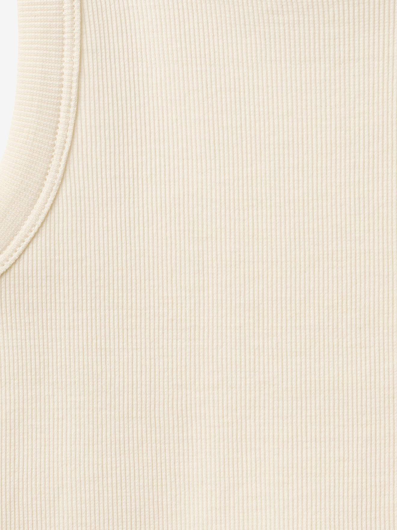 Thumbnail - Top aus Ripp mit schmalen Trägern Mädchen Wheat elfenbein