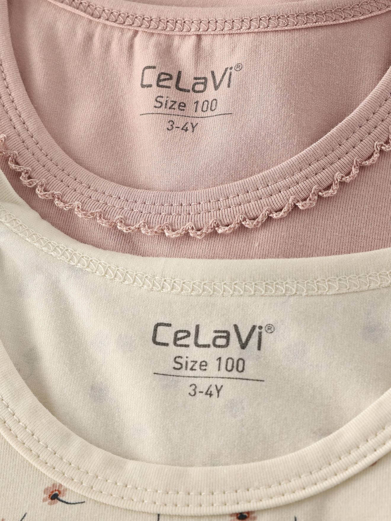 Thumbnail - 2er-Pack Unterhemden Mädchen CeLaVi