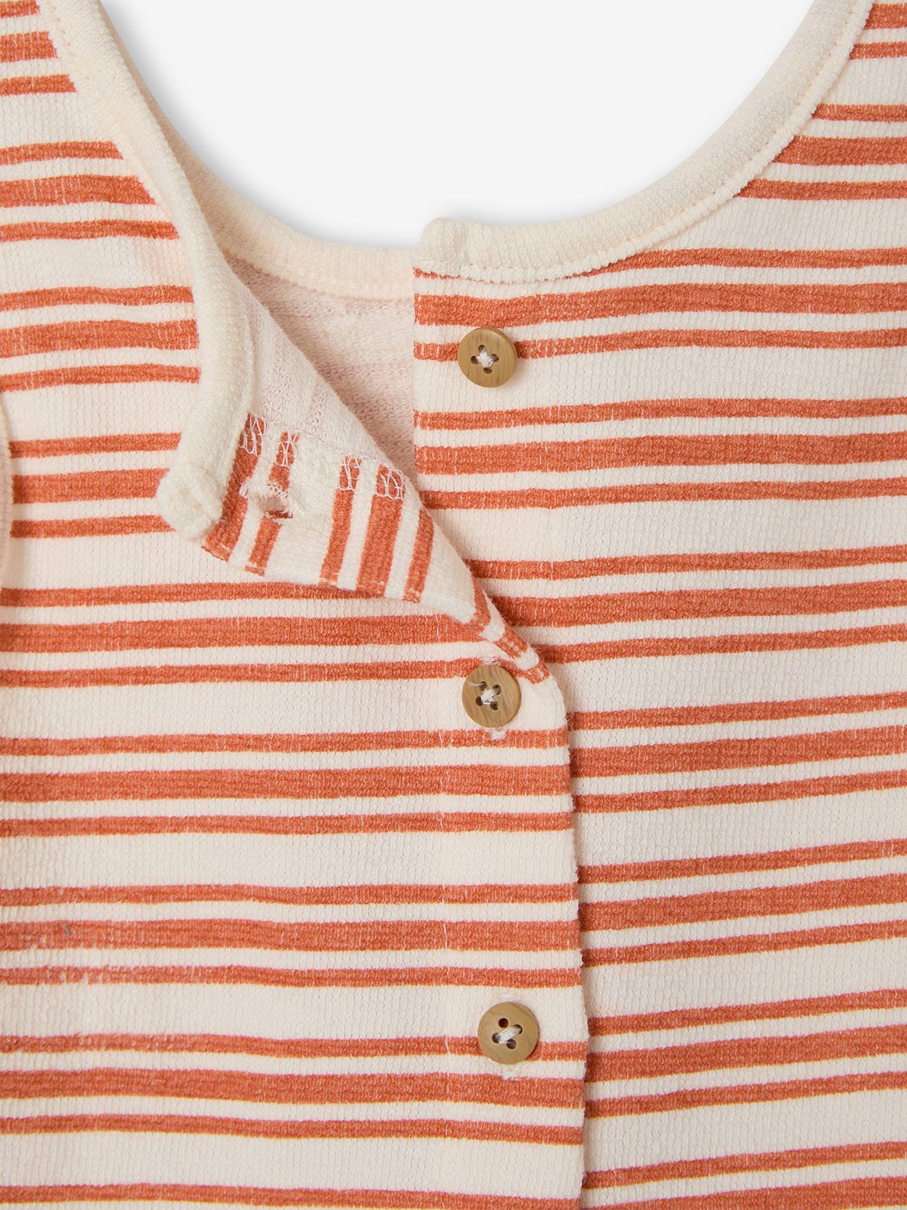 Thumbnail - Baby Kurzoverall mit Streifen