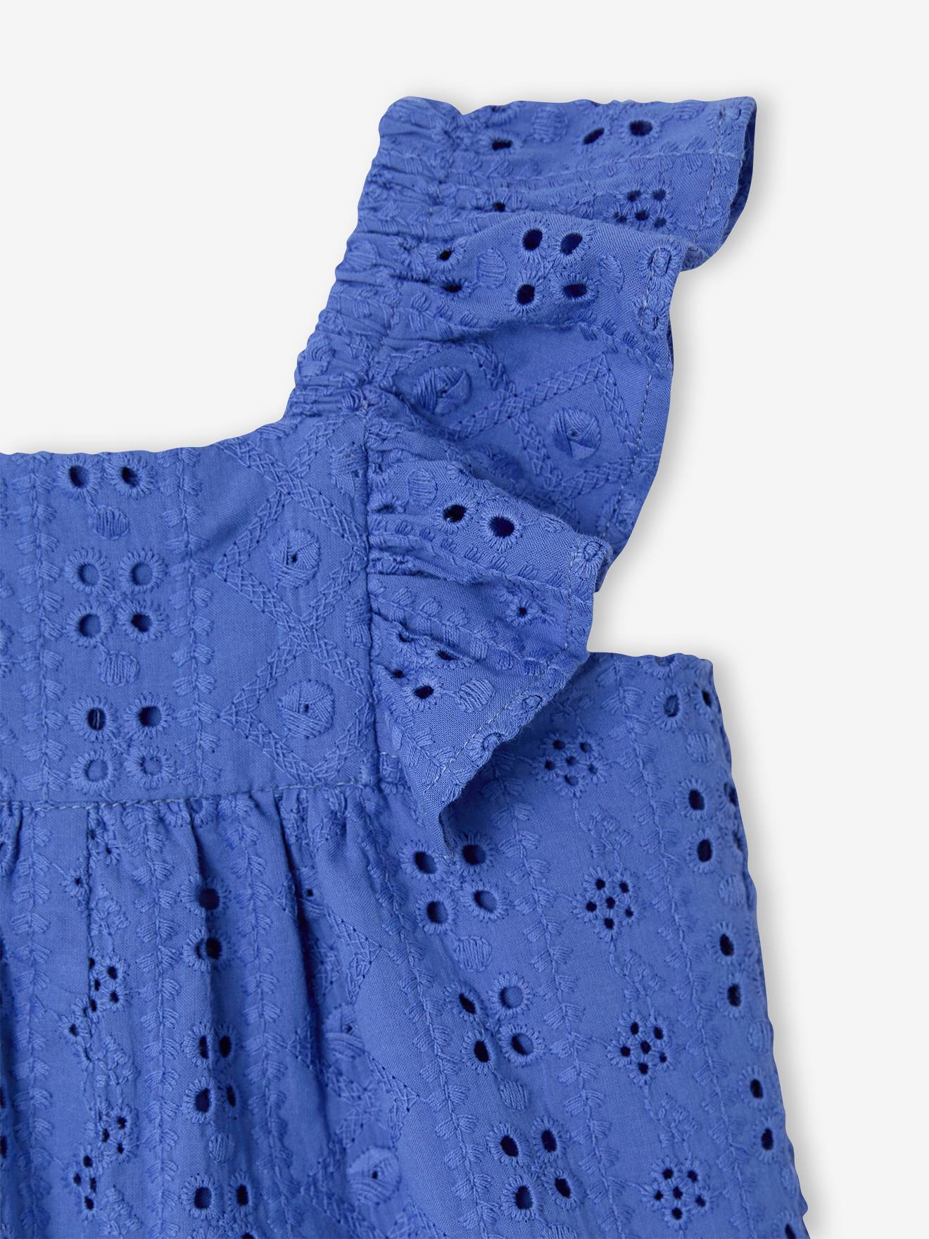 Thumbnail - Kurzoverall Mädchen Baby mit Stickerei elektrisch