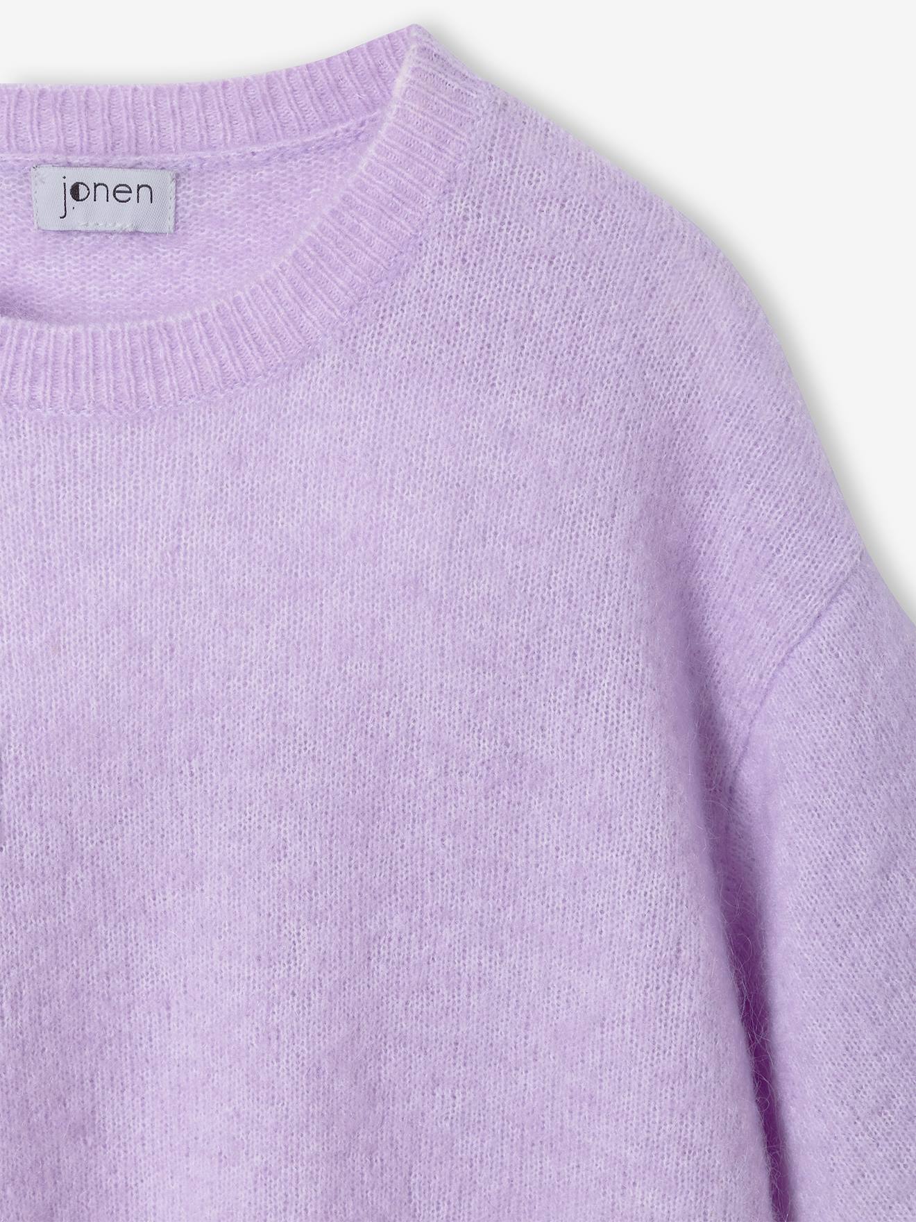 Thumbnail - Kurzarm-Pullover aus Wollmix Mädchen JONEN lila