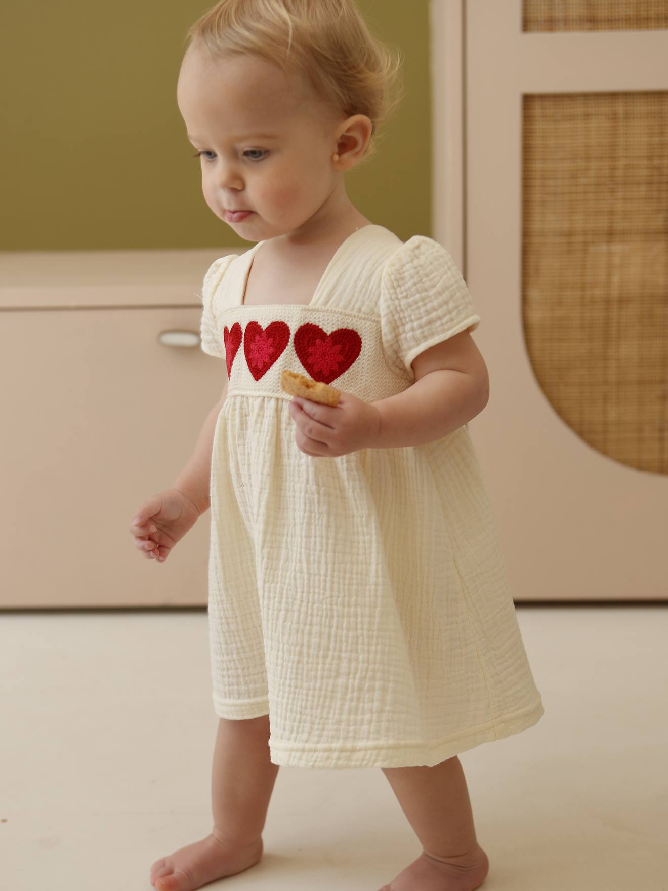 Baby Musselin-Kleid