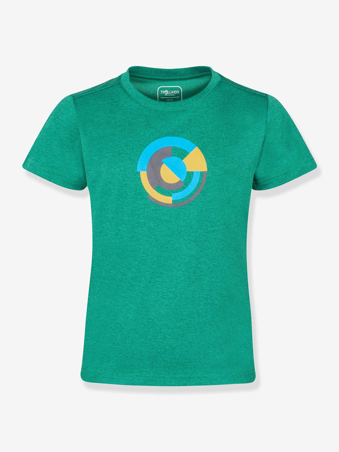 Kinder T-Shirt SOGNEFJORD TROLLKIDS grün Gr. 116