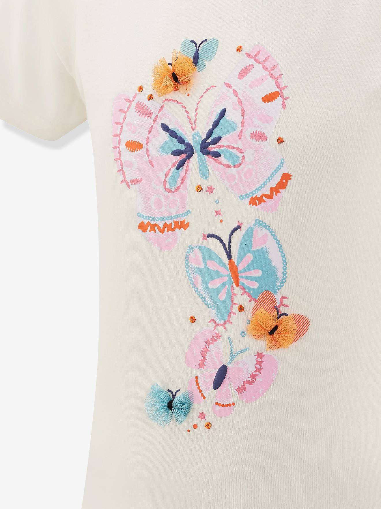 Thumbnail - T-Shirt mit Schmetterlingen Mädchen Happy Girls