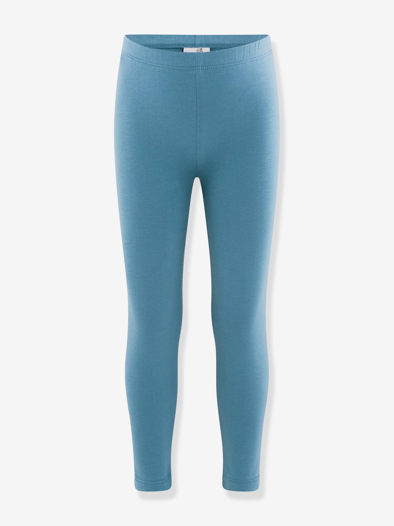 Einfarbige Mädchen Leggings Happy Girls schieferblau Gr. 98