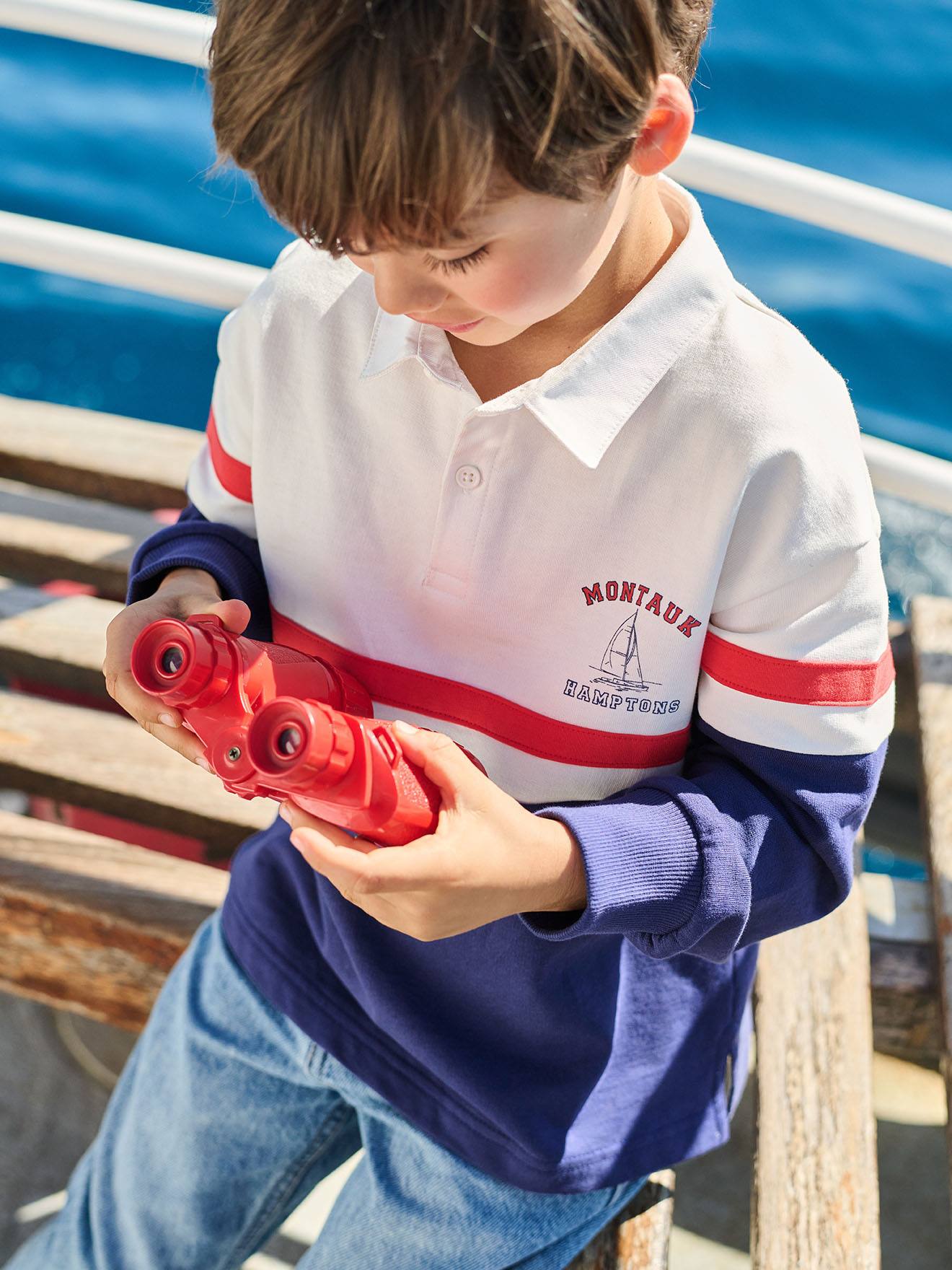 Jungen Polo-Sweatshirt HAMPTONS