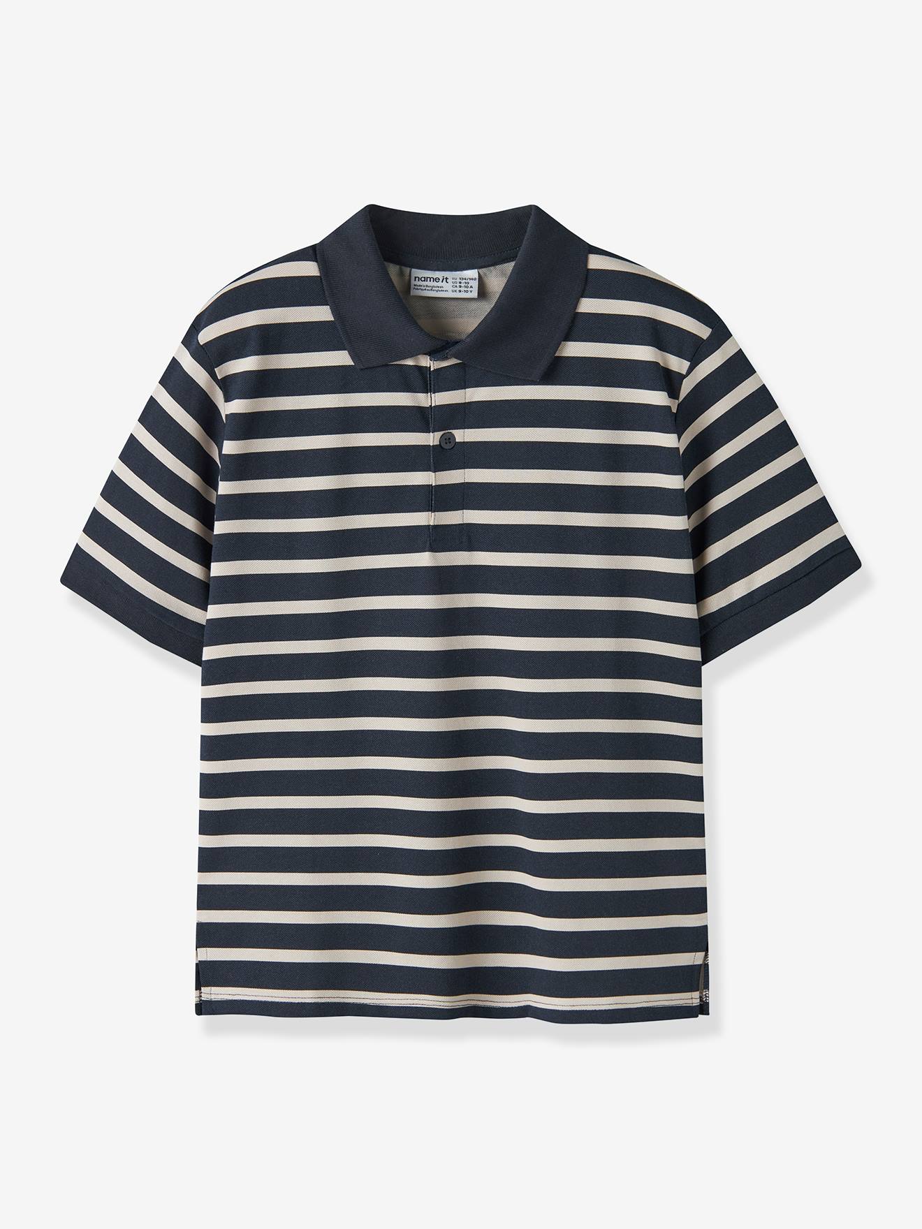 Poloshirt Palmen Jungen NAME IT blau Gr. 116